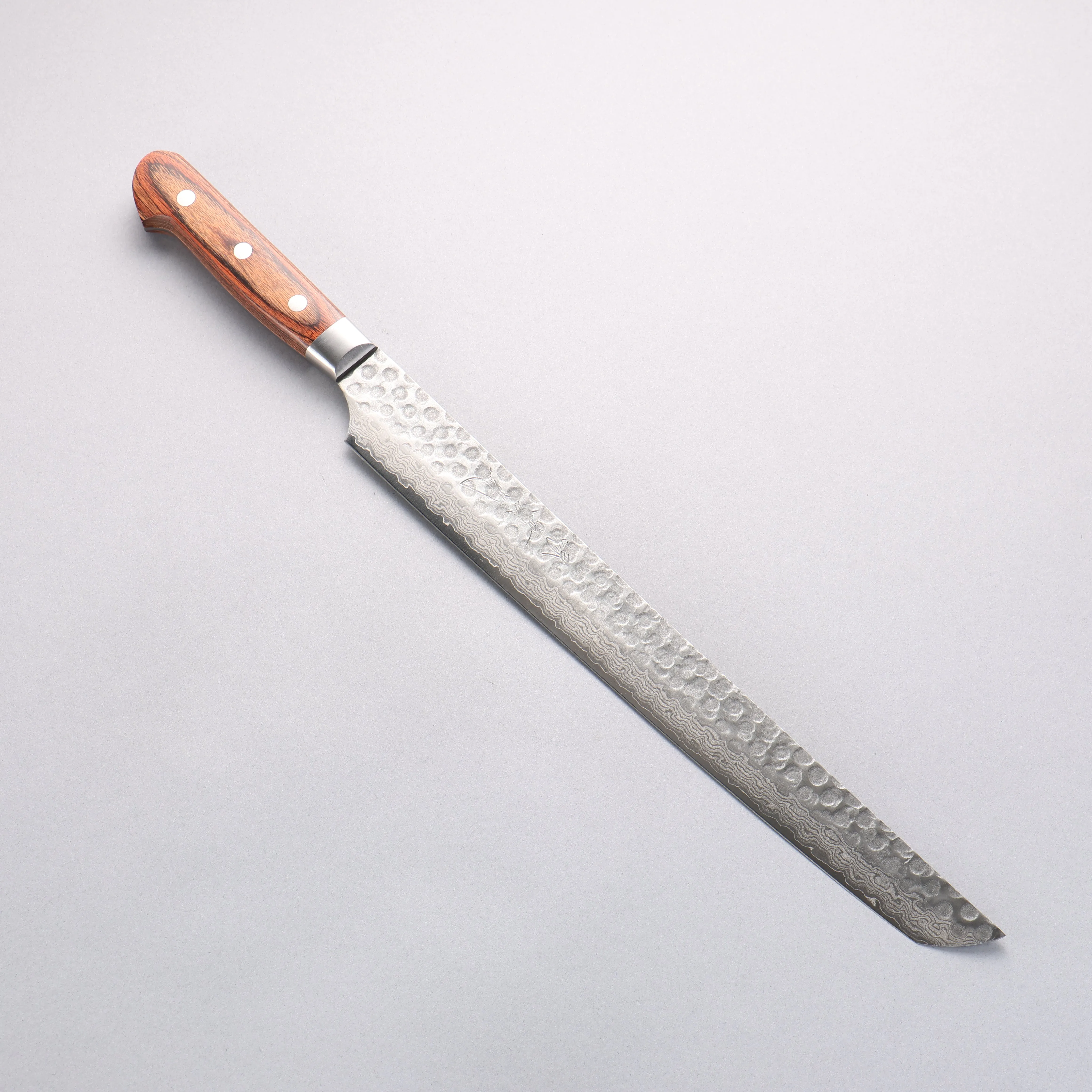 Jikko VG10 17 Layer Sakimaru Yanagiba  300mm Mahogany Handle