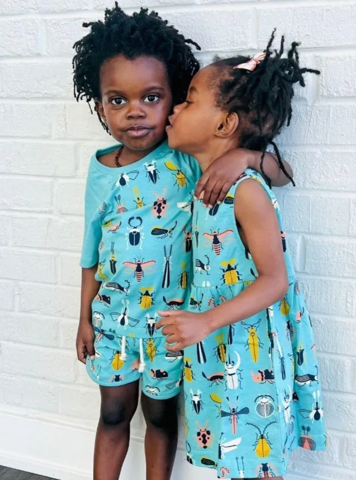 Jo Dress - Beetle Mania Print