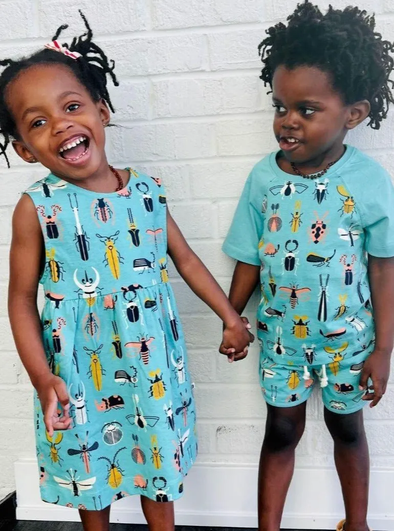 Jo Dress - Beetle Mania Print