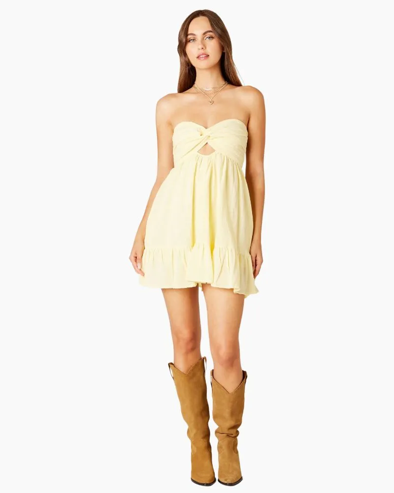 KEYHOLE BABYDOLL DRESS