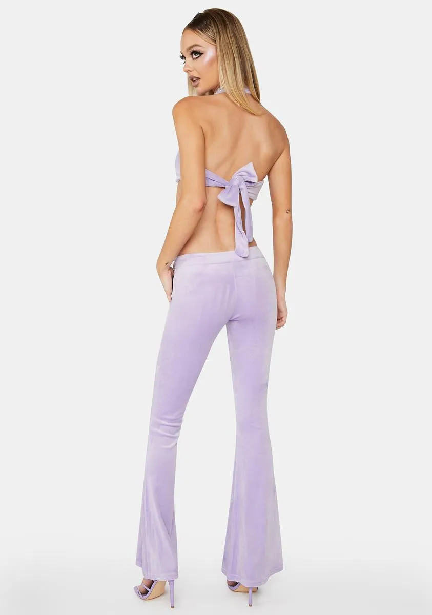 Lavender Billboard Beauty Velour Set