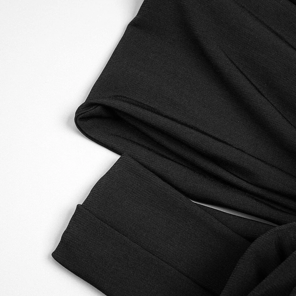 LOWDY BLACK FLOER BOWS TOP and FLARED TROUSERS 2 PIECE SET