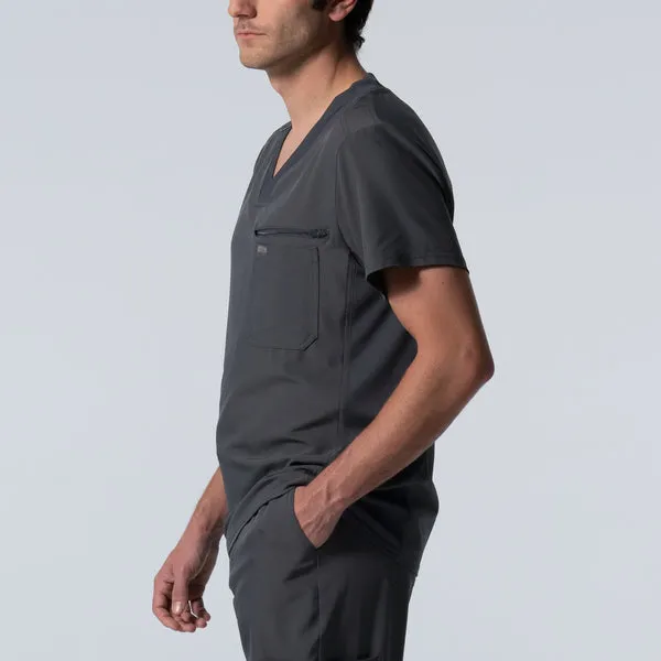 LT111 - Men's 2-Pocket V-Neck Scrub Top