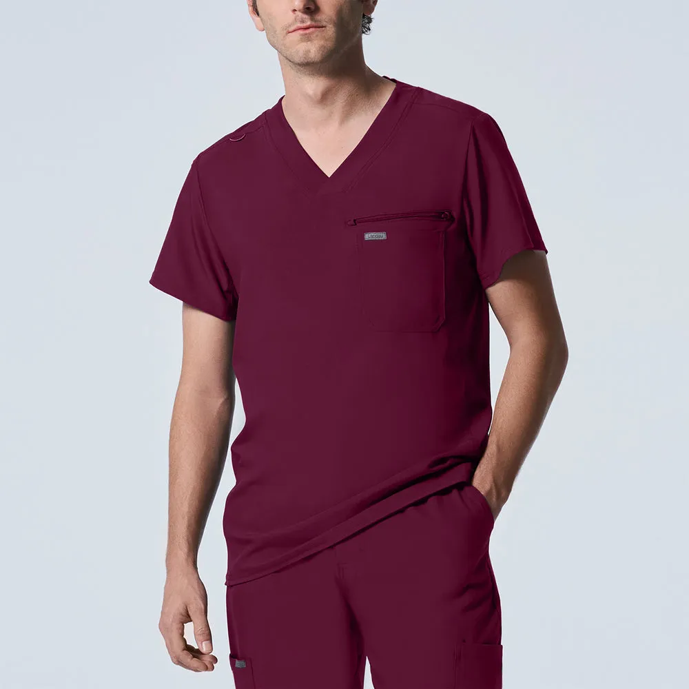 LT111 - Men's 2-Pocket V-Neck Scrub Top