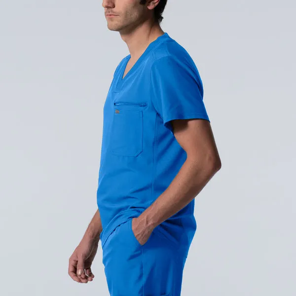 LT111 - Men's 2-Pocket V-Neck Scrub Top
