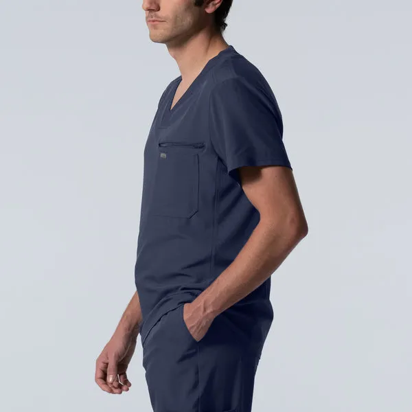 LT111 - Men's 2-Pocket V-Neck Scrub Top