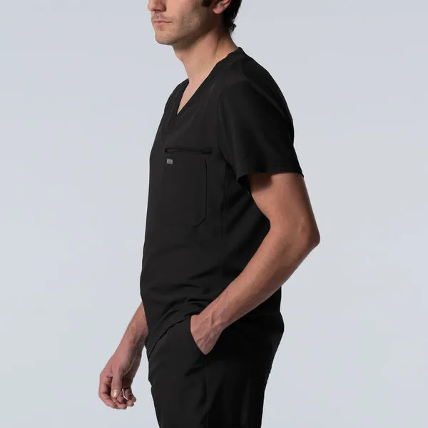 LT111 - Men's 2-Pocket V-Neck Scrub Top