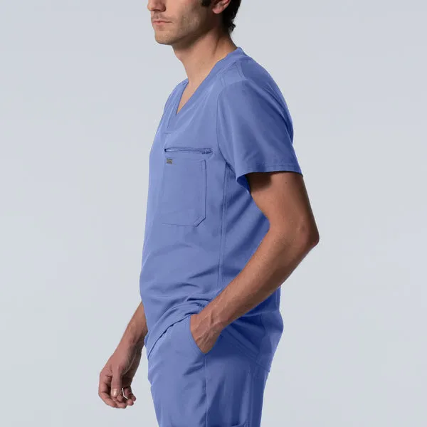 LT111 - Men's 2-Pocket V-Neck Scrub Top