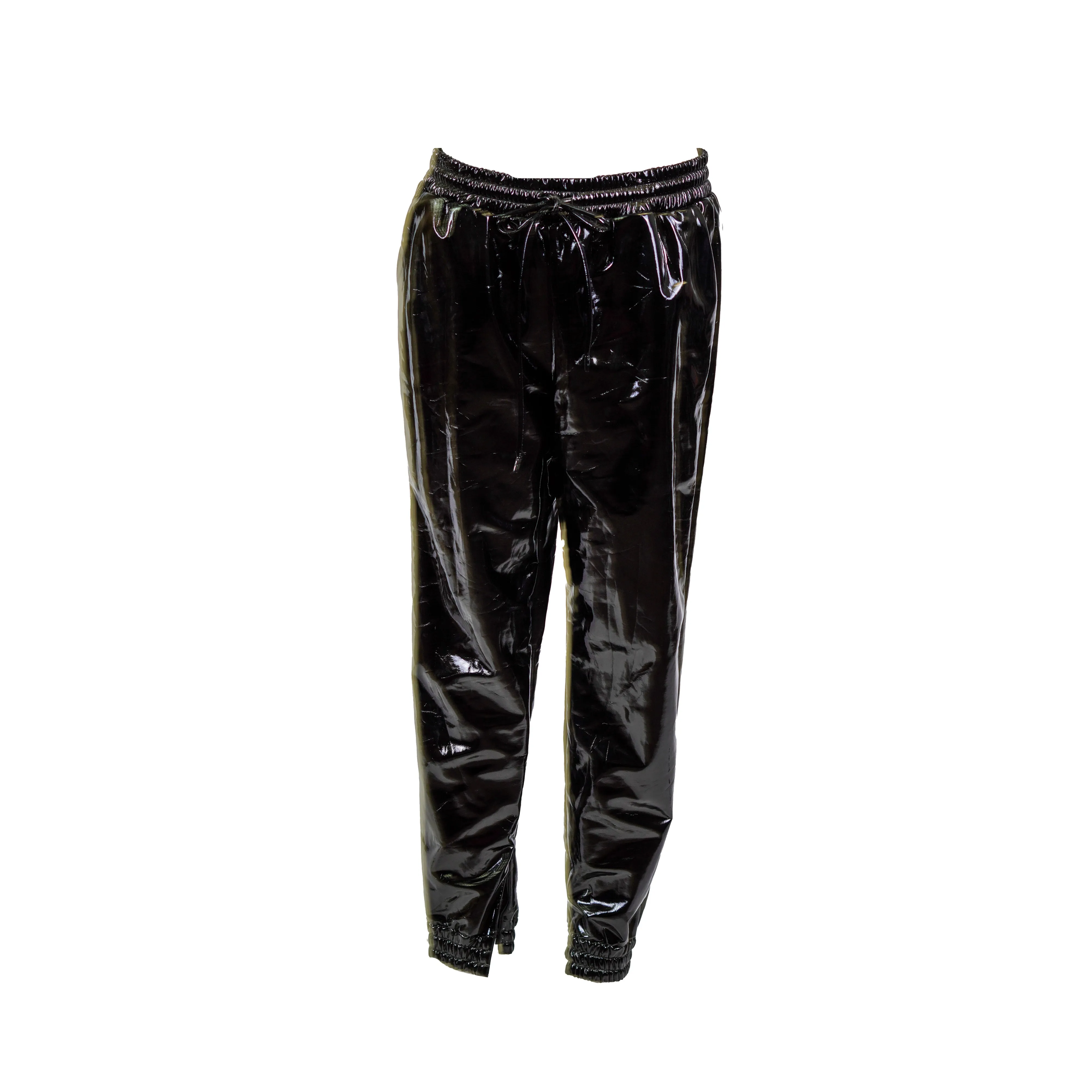 Michael Kors Women's Glossy Jogger Pants Black
