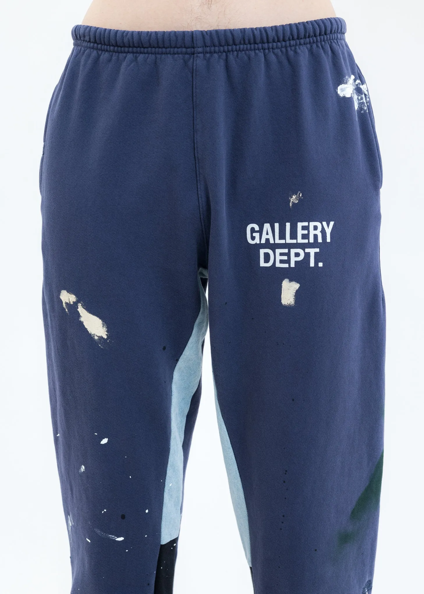 Navy GD Flares PAINTED Sweater Pants