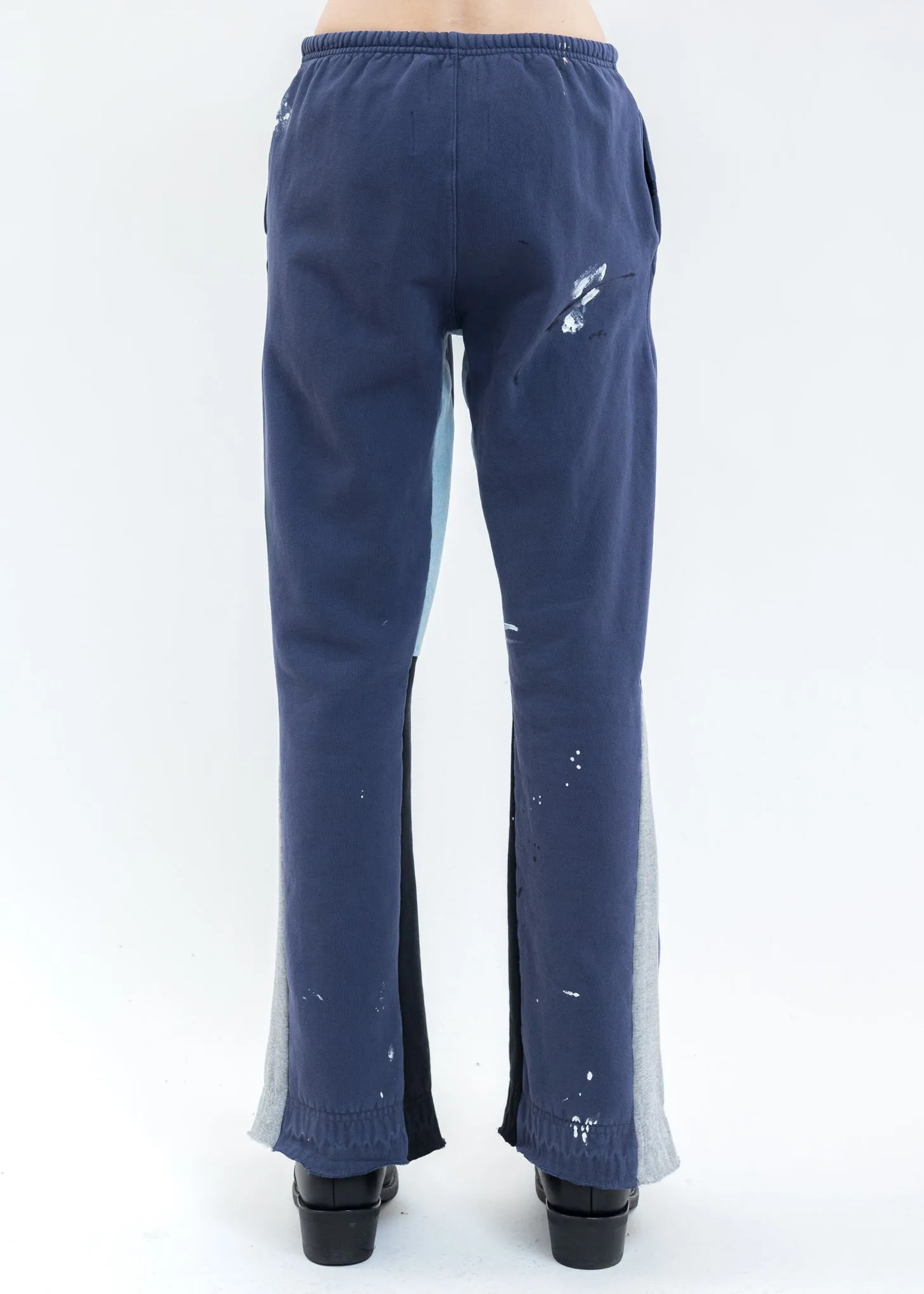 Navy GD Flares PAINTED Sweater Pants