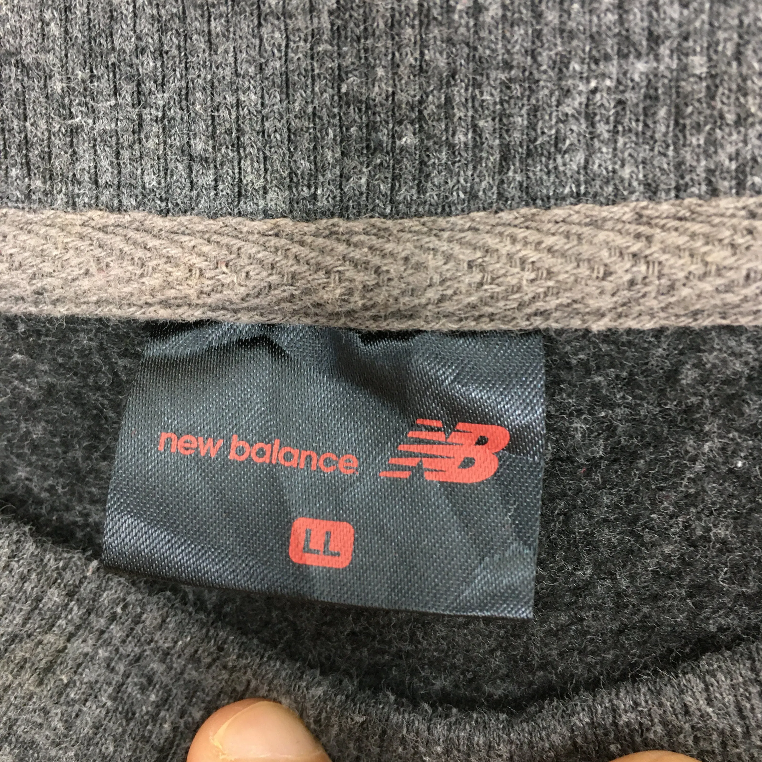 New Balance Sweater Nb Gray Large
