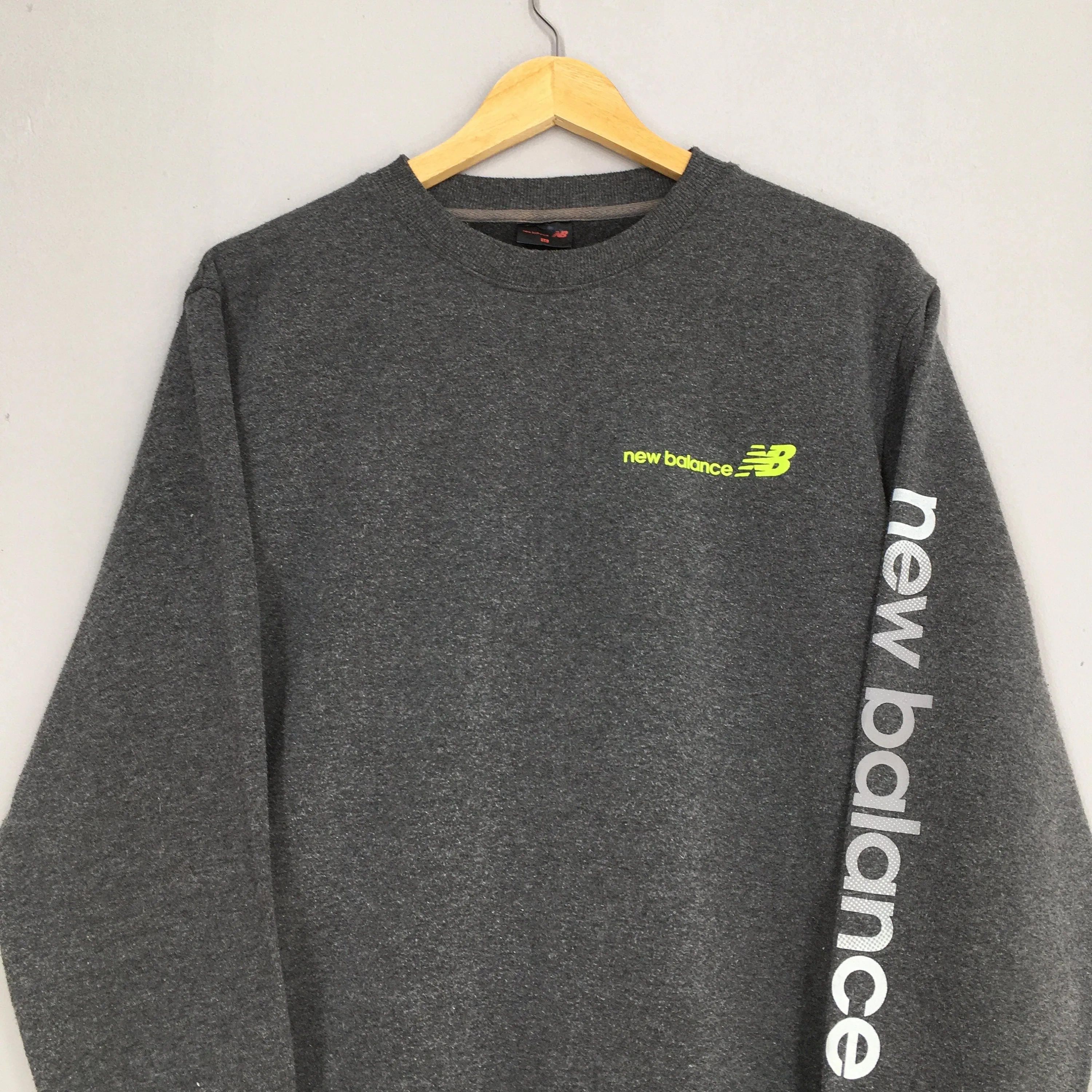 New Balance Sweater Nb Gray Large