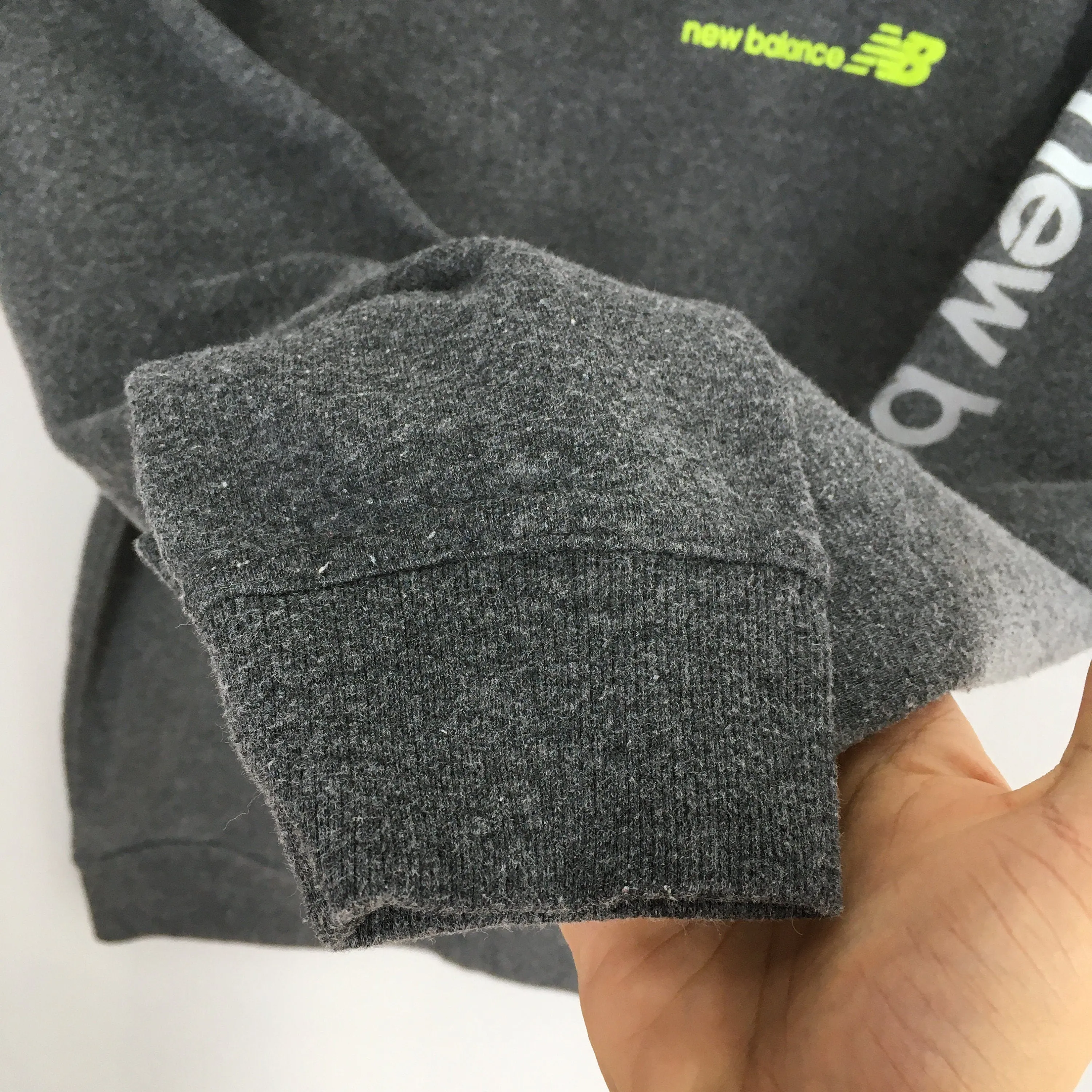 New Balance Sweater Nb Gray Large