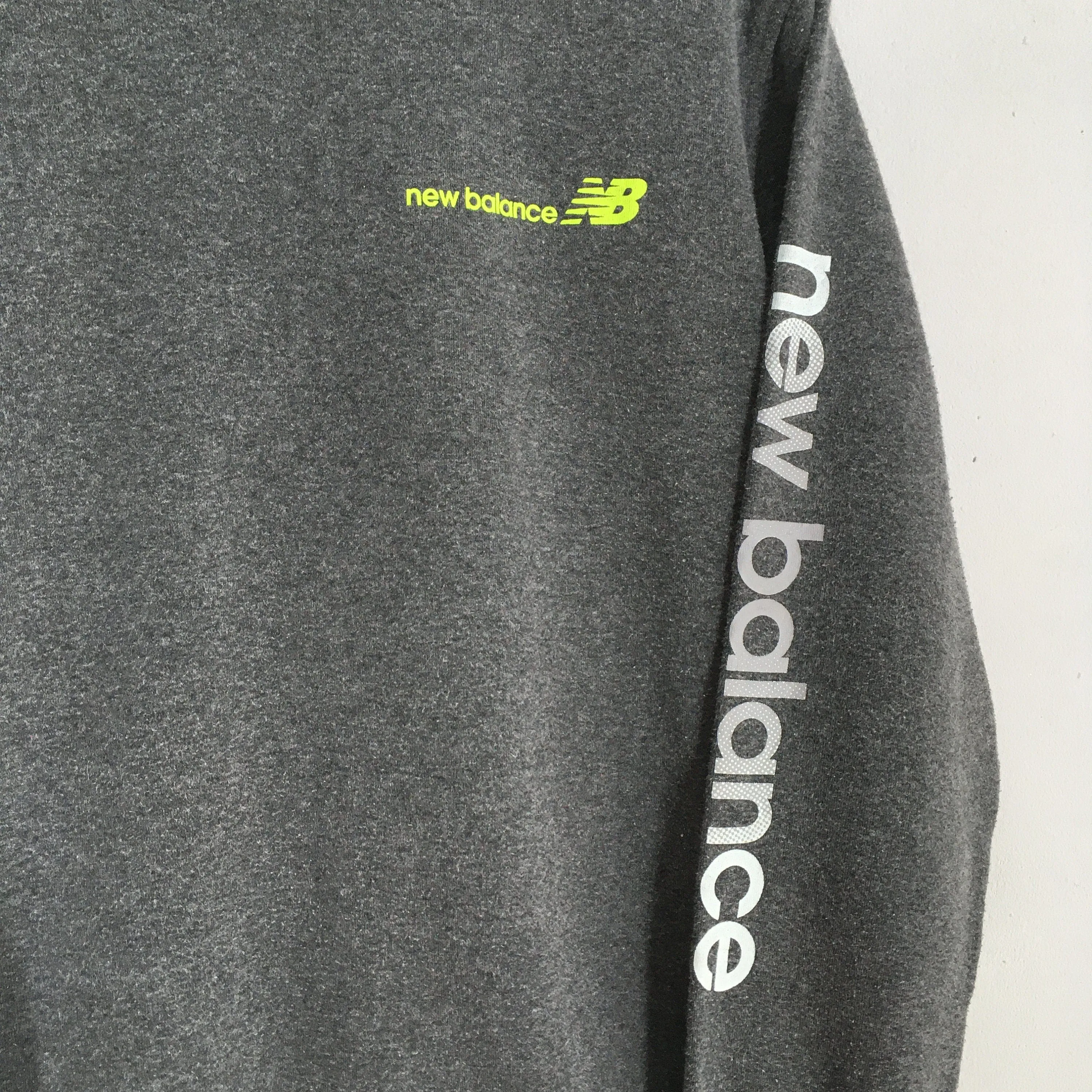 New Balance Sweater Nb Gray Large