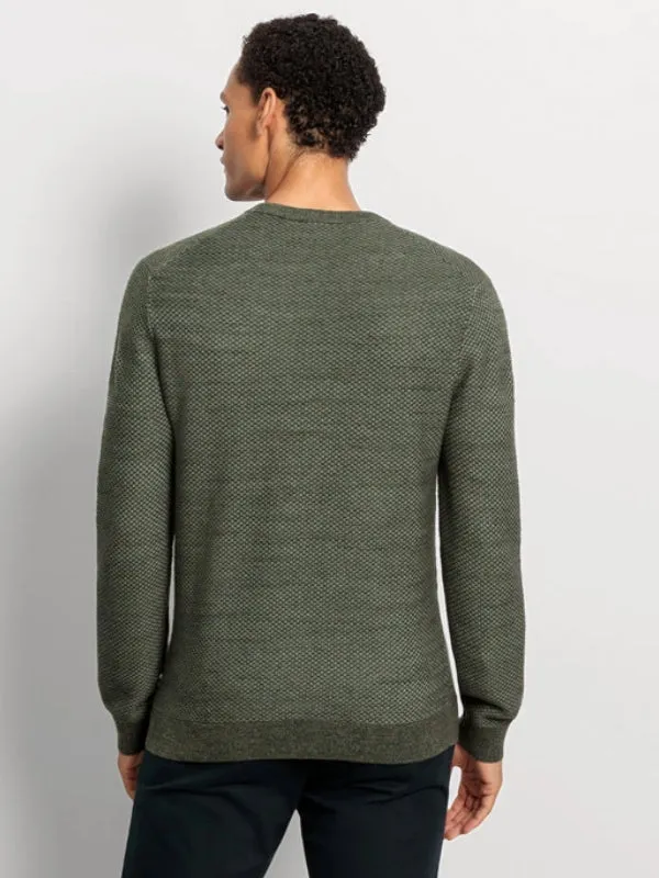 OLYMP OLIVE GREEN CREWNECK