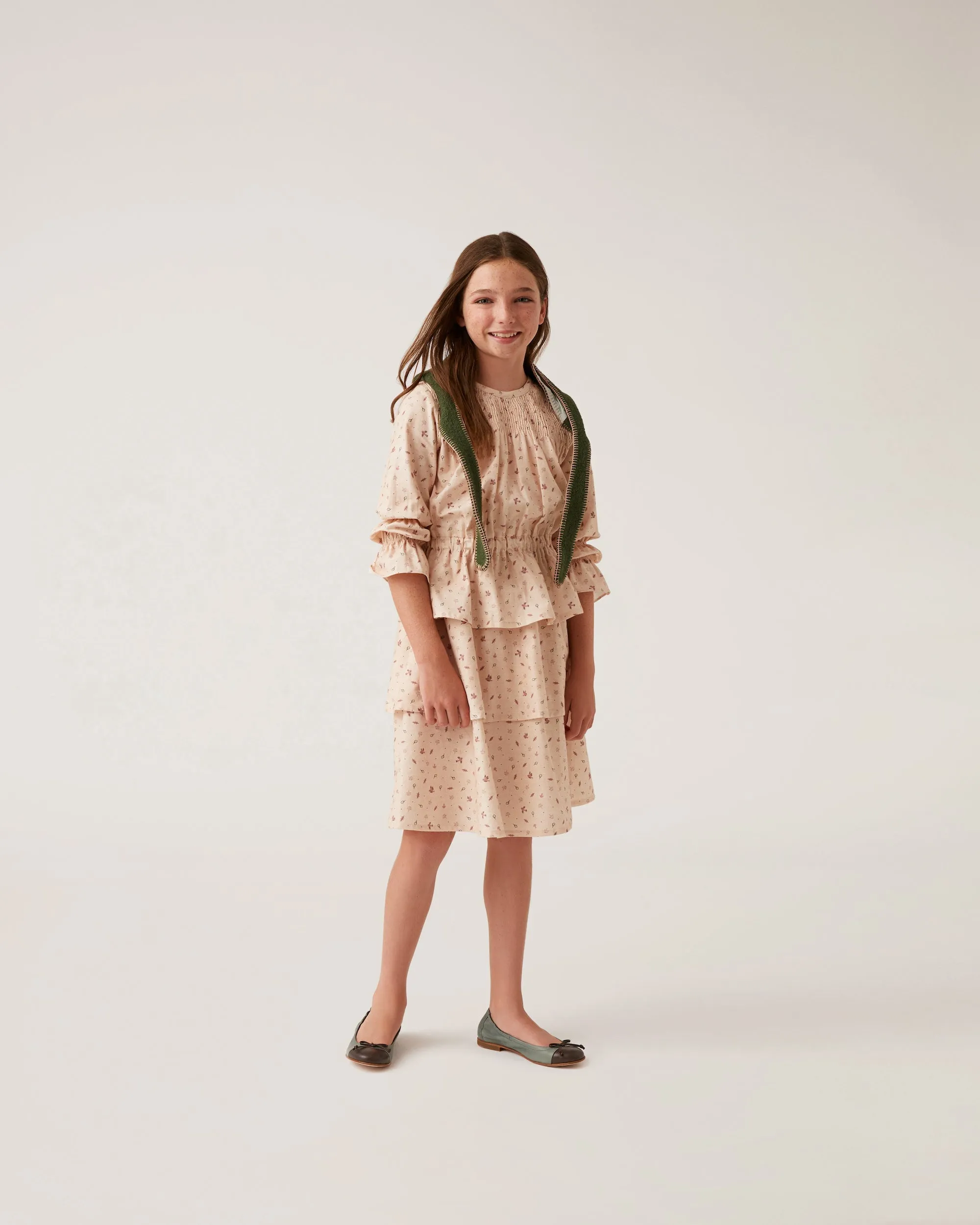 Organic Woodland Smocked Dress