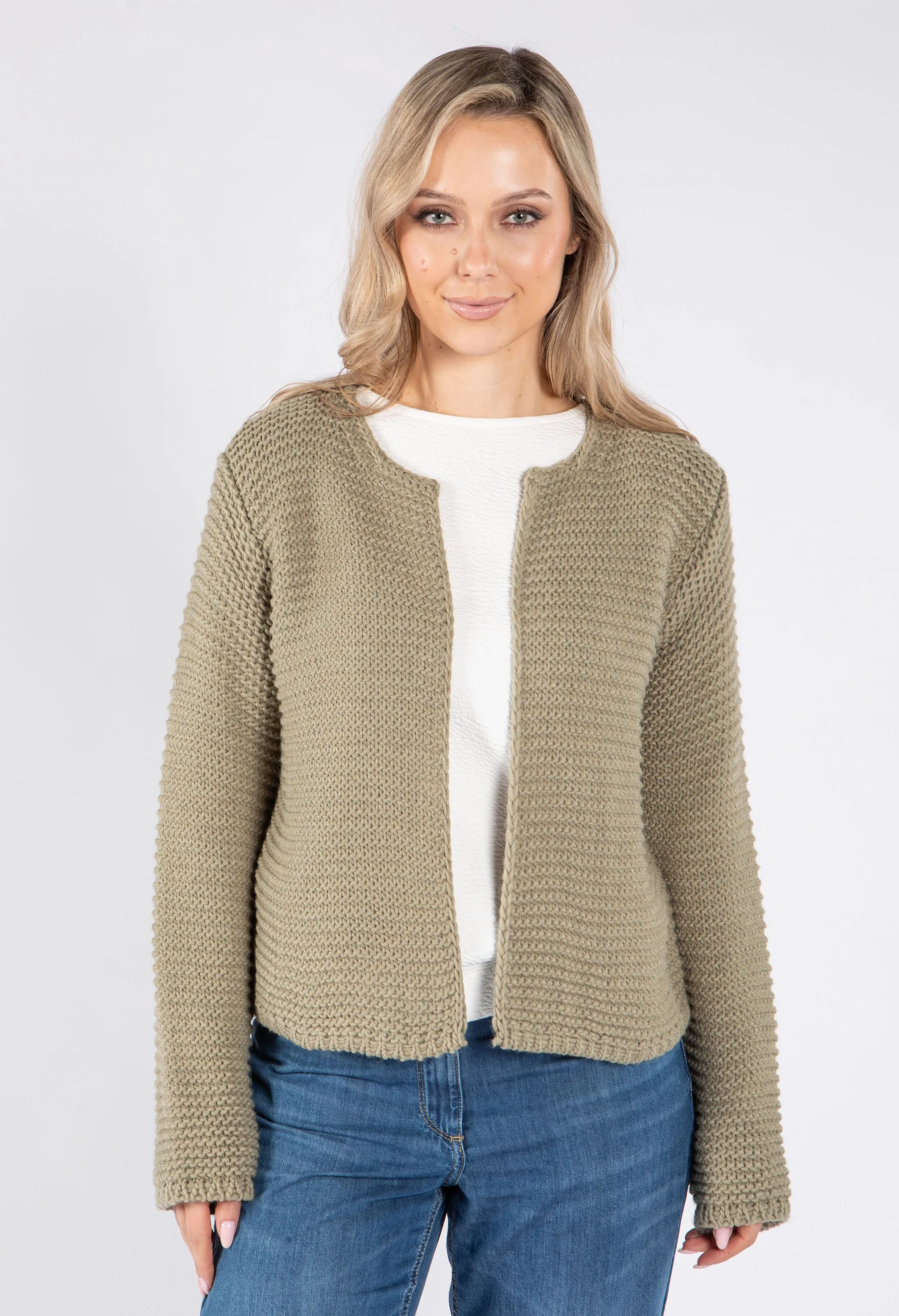 Ribbed Knit Cardi