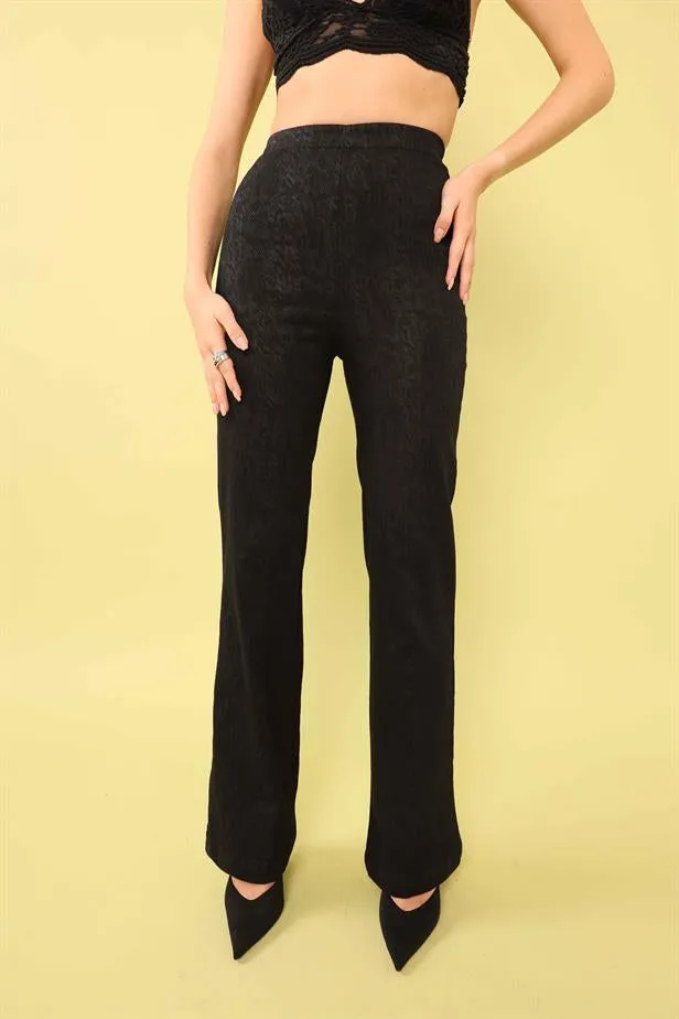RYN Wholesale Lace-Look Pants Black - Offenburg