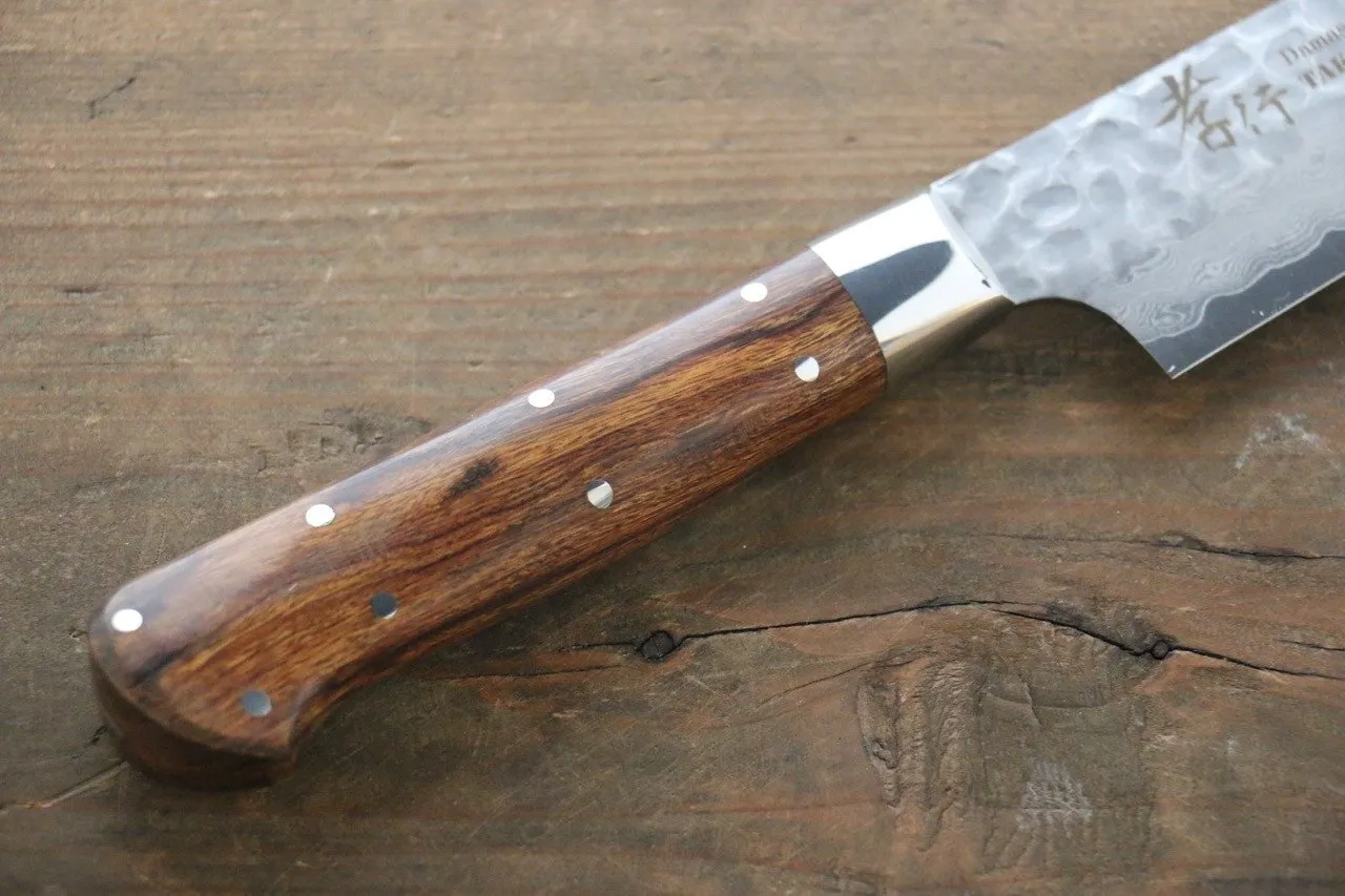 Sakai Takayuki VG10 33 Layer Damascus Sujihiki  240mm Desert Ironwood(Sugihara model) Handle