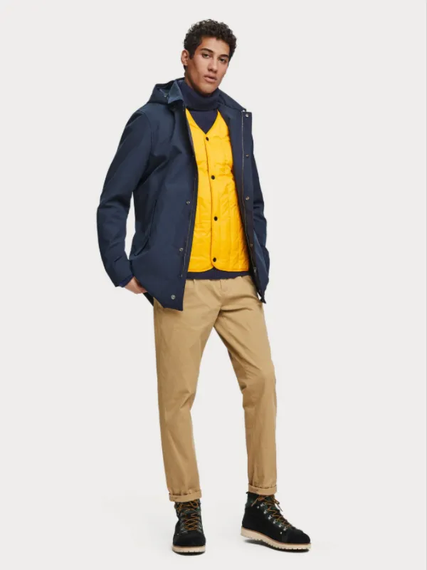 Scotch & Soda Steel Navy 2-in-1 Parka Jacket