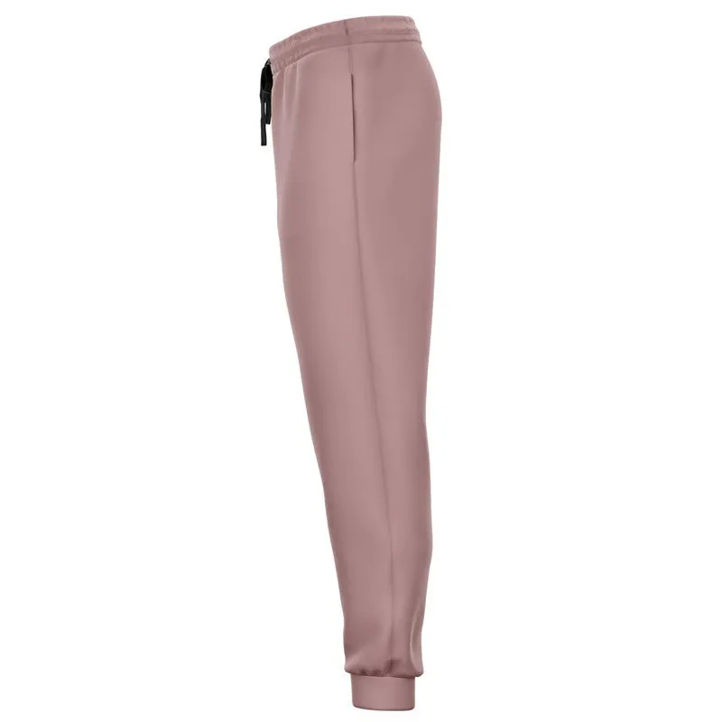 Shaded Pale Pastel Pink Brown Joggers | Unisex | with PLUS sizes | C0M30Y15K30