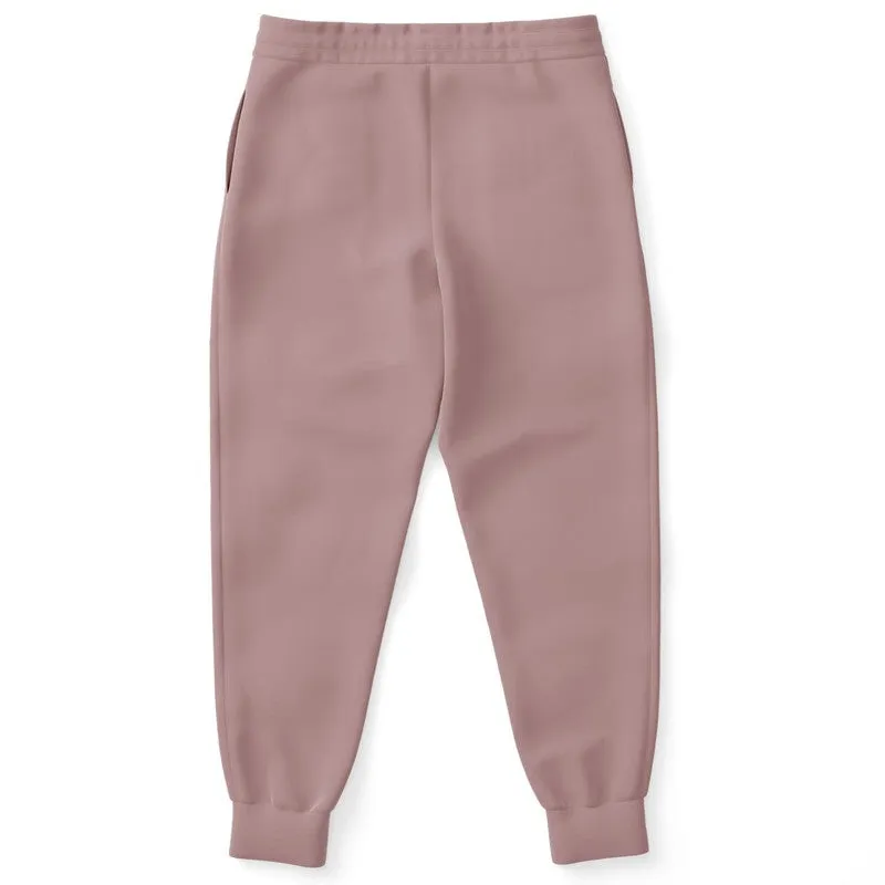 Shaded Pale Pastel Pink Brown Joggers | Unisex | with PLUS sizes | C0M30Y15K30