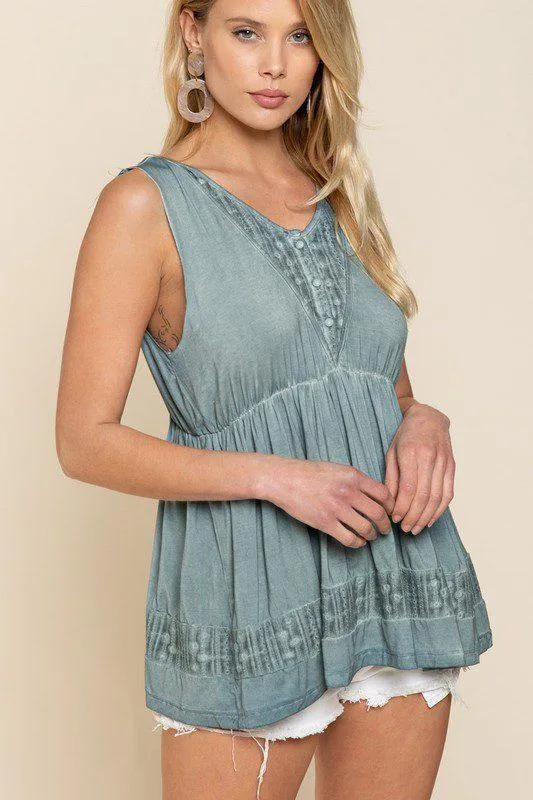 Soft Babydoll Woven Top