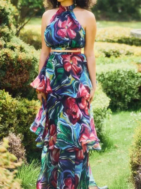 Summer Halter Maxi Dresses