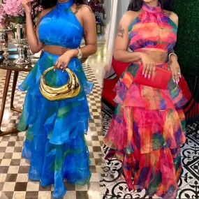 Summer Halter Maxi Dresses