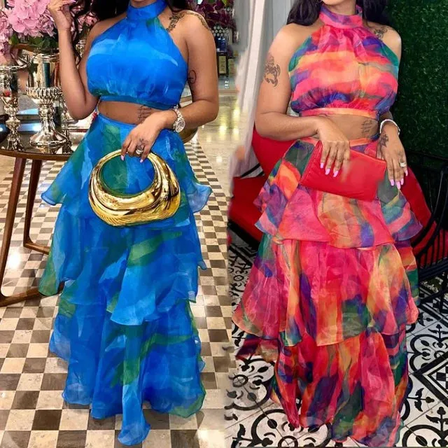 Summer Halter Maxi Dresses