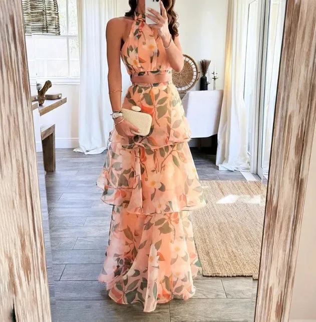 Summer Halter Maxi Dresses