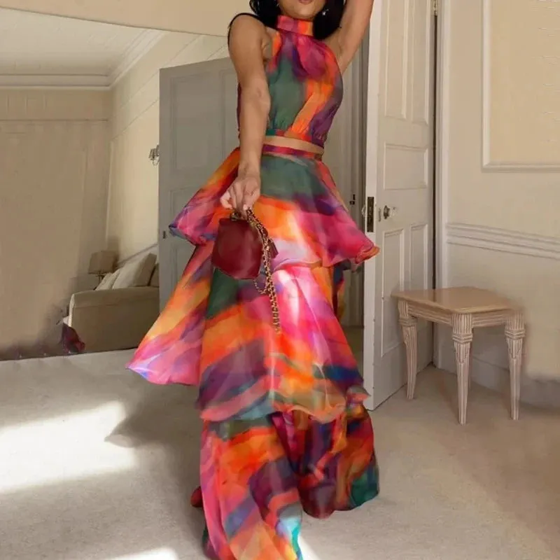 Summer Halter Maxi Dresses