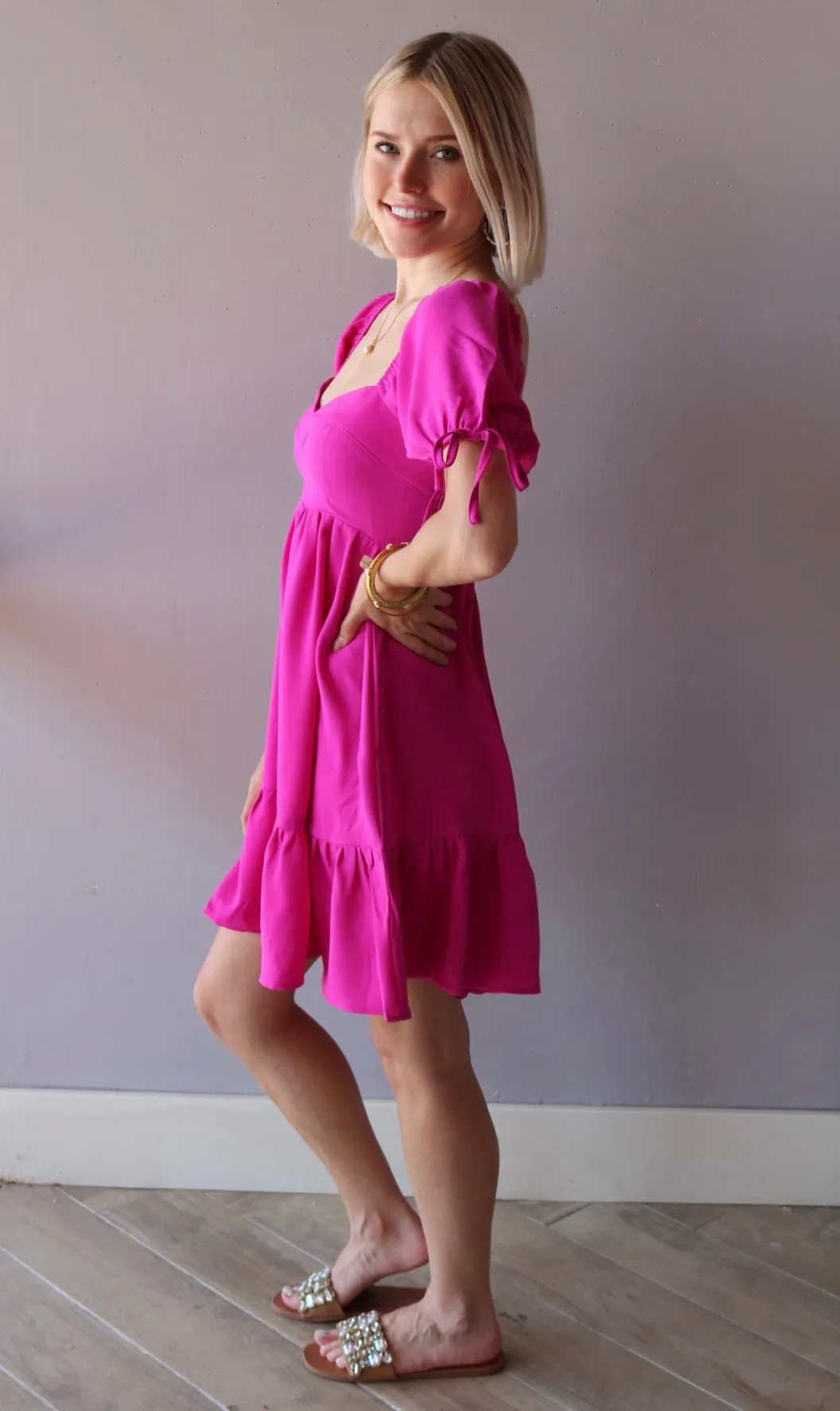 Sweetheart Bodice DEVOTION Babydoll Dress