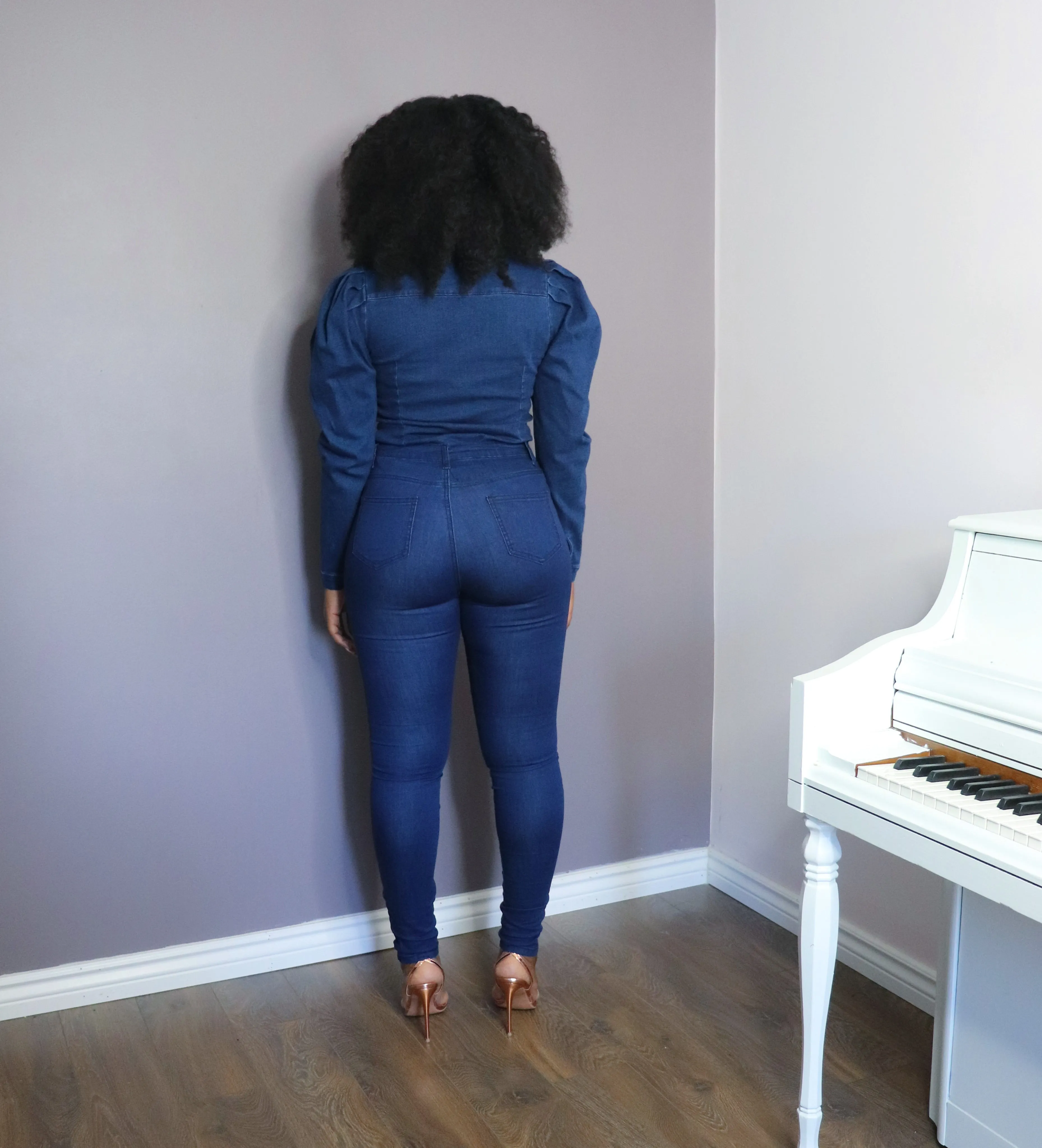 The Perfect High Waist Skinny Jeans in Dark Wash