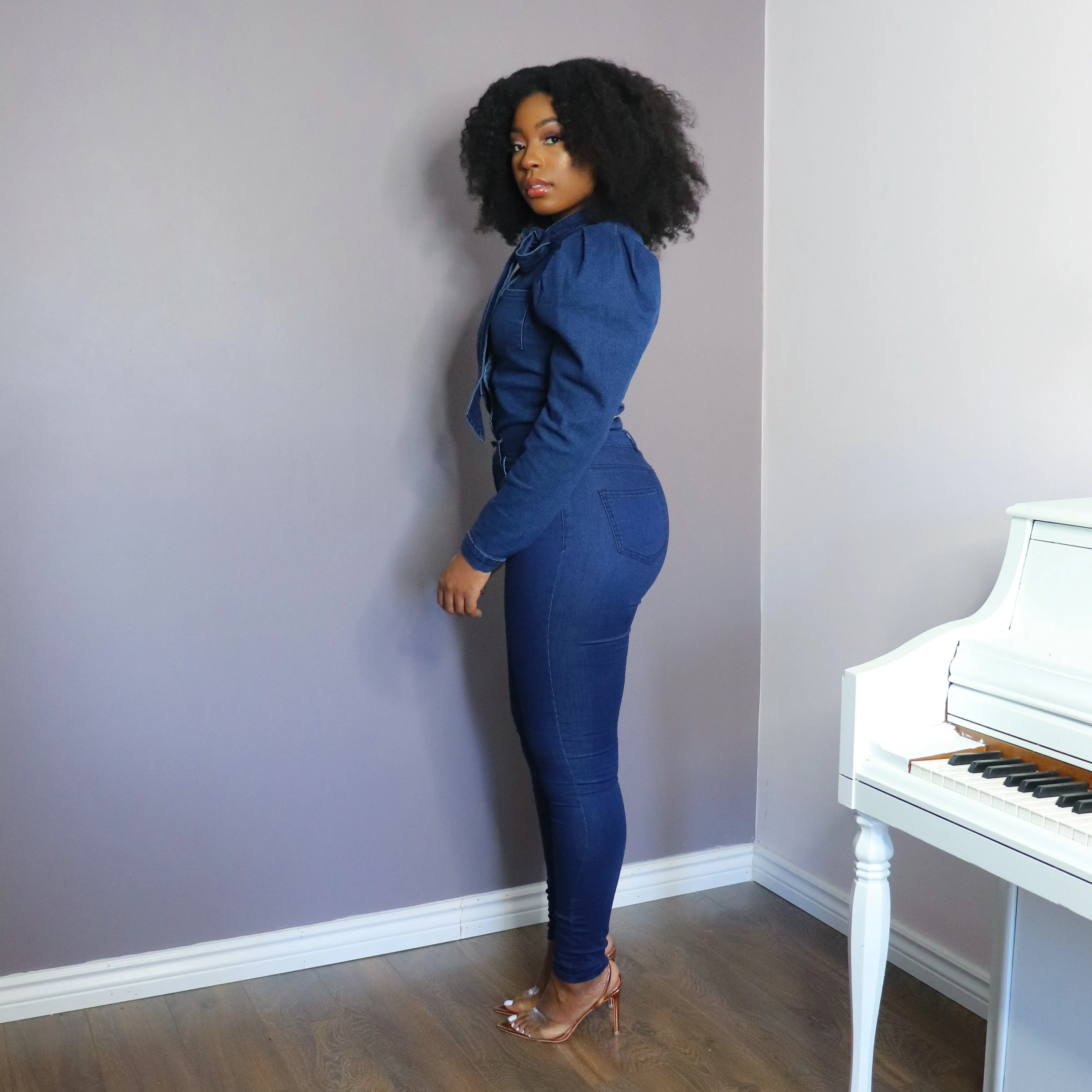 The Perfect High Waist Skinny Jeans in Dark Wash