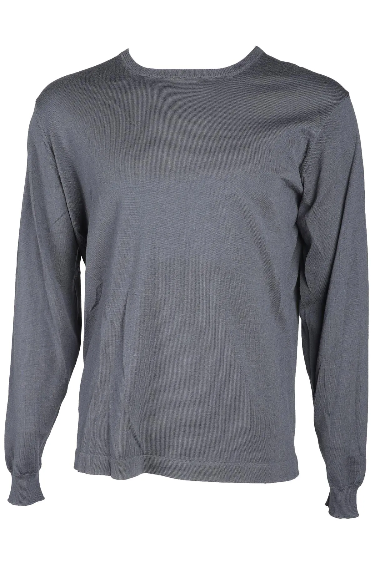 THOM SWEENEY GREY MENS WOOL JUMPER XLARGE