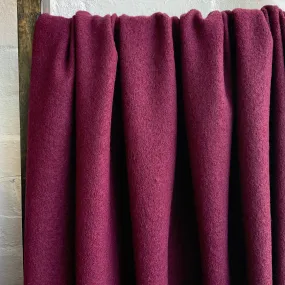 Thredbo Boiled Wool - Deep Raspberry