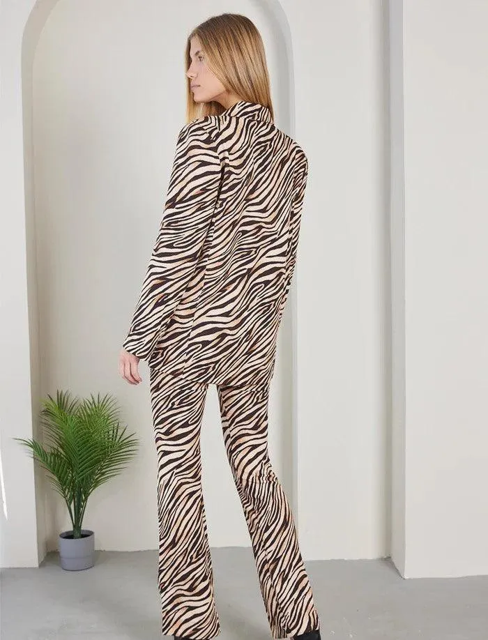Tiger print pants
