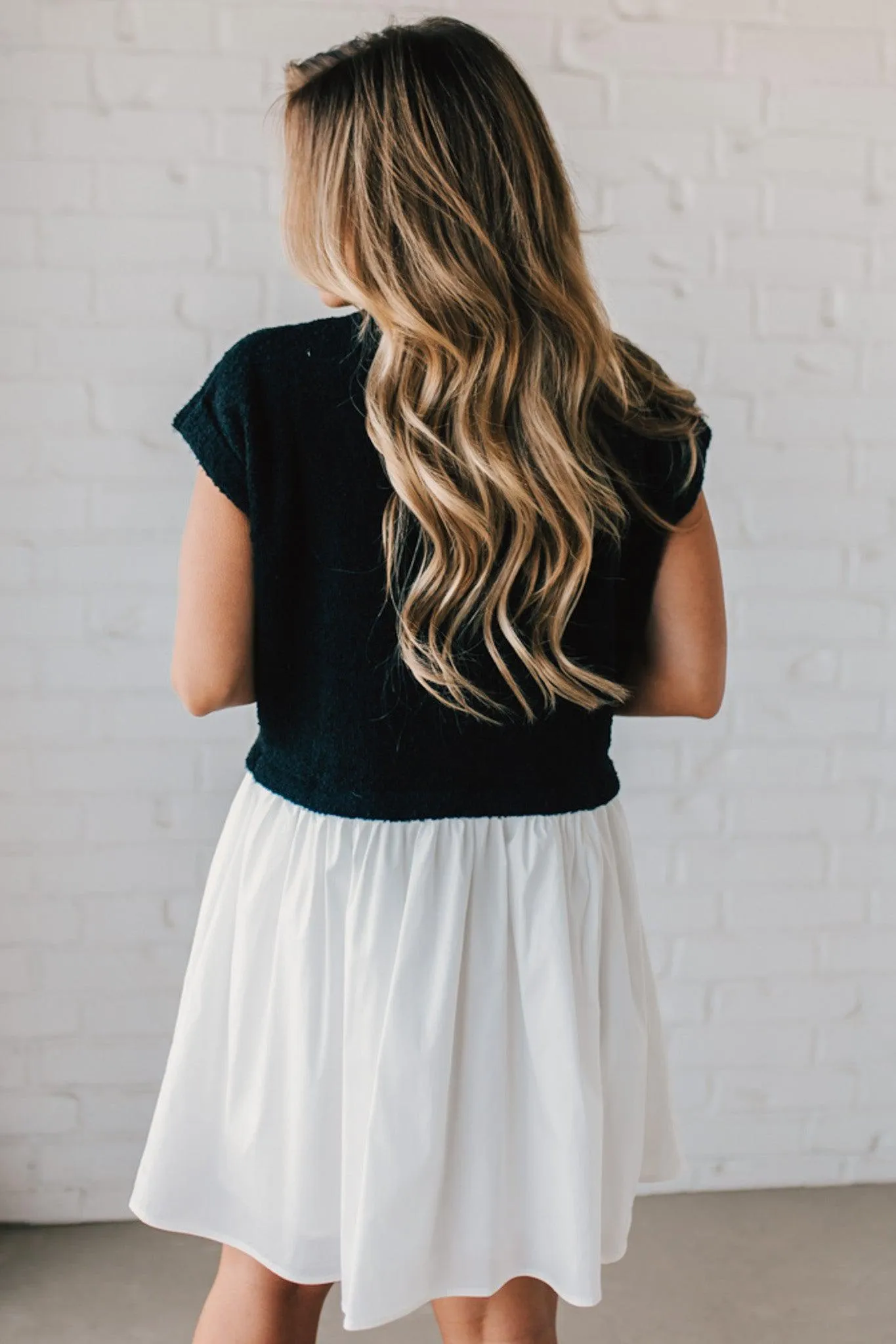 Two Tone Babydoll Dress