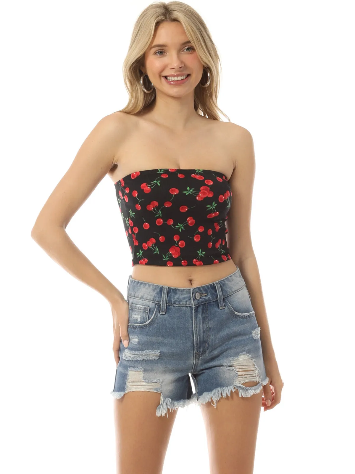 Ultra Comfortable Knit Crop Tube Top