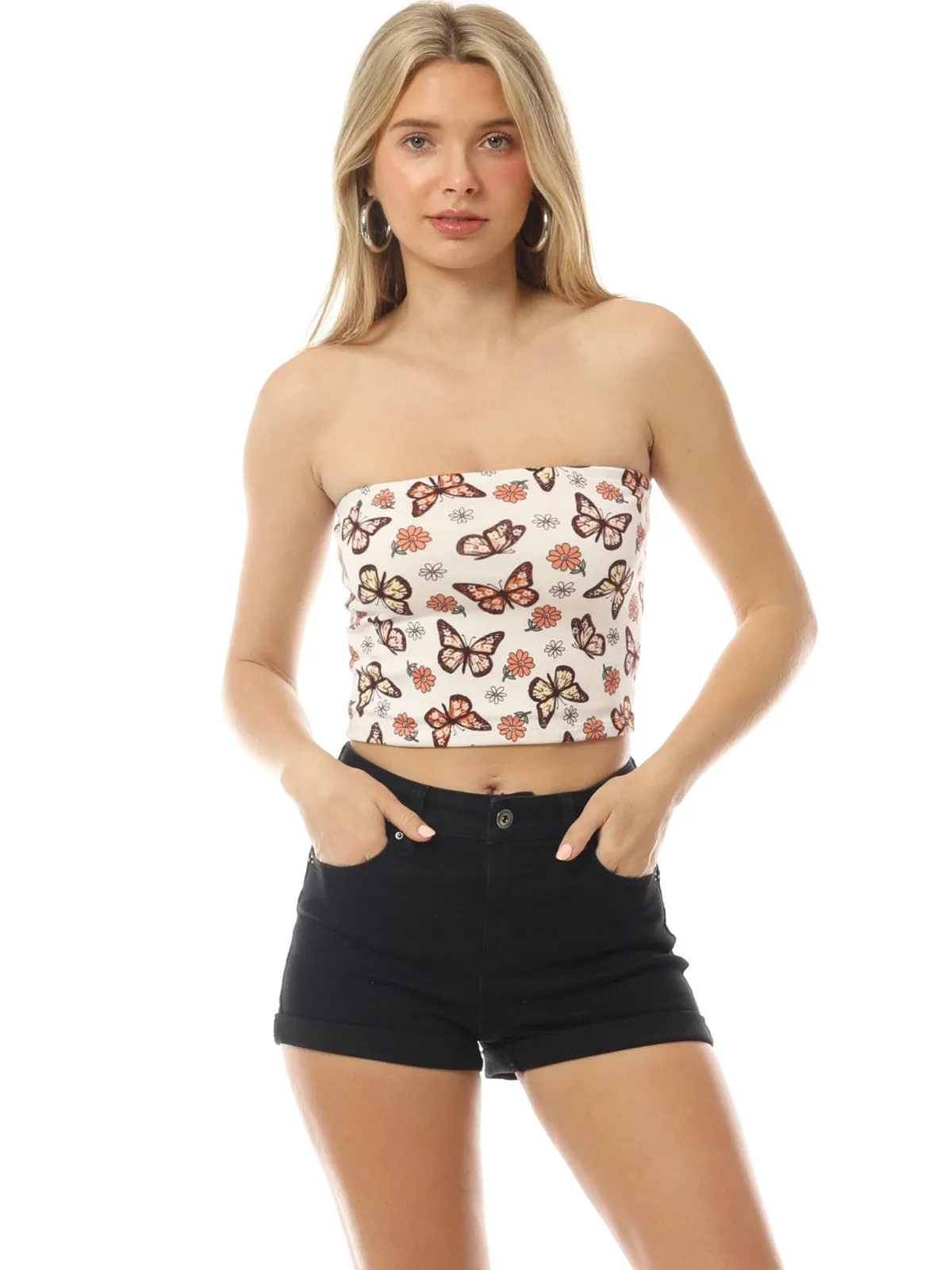 Ultra Comfortable Knit Crop Tube Top