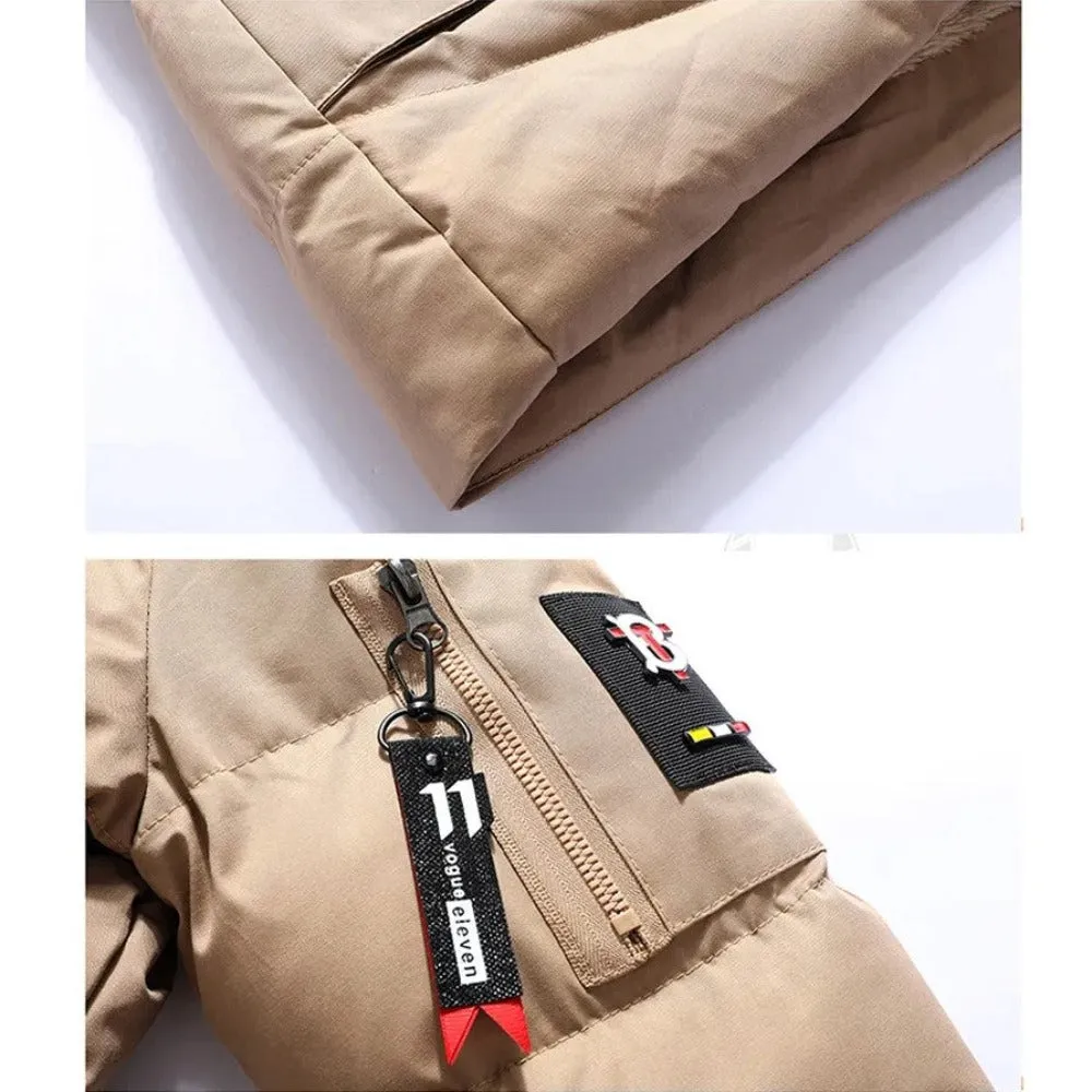 Winter Men's Hooded Long Jacket