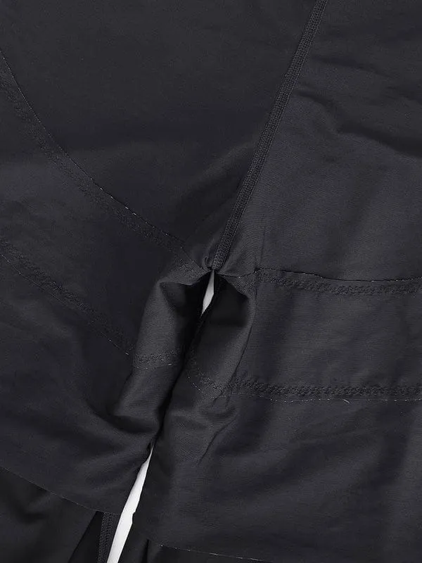 Women Straight Leg Pants with Built-In Shapewear Shorts