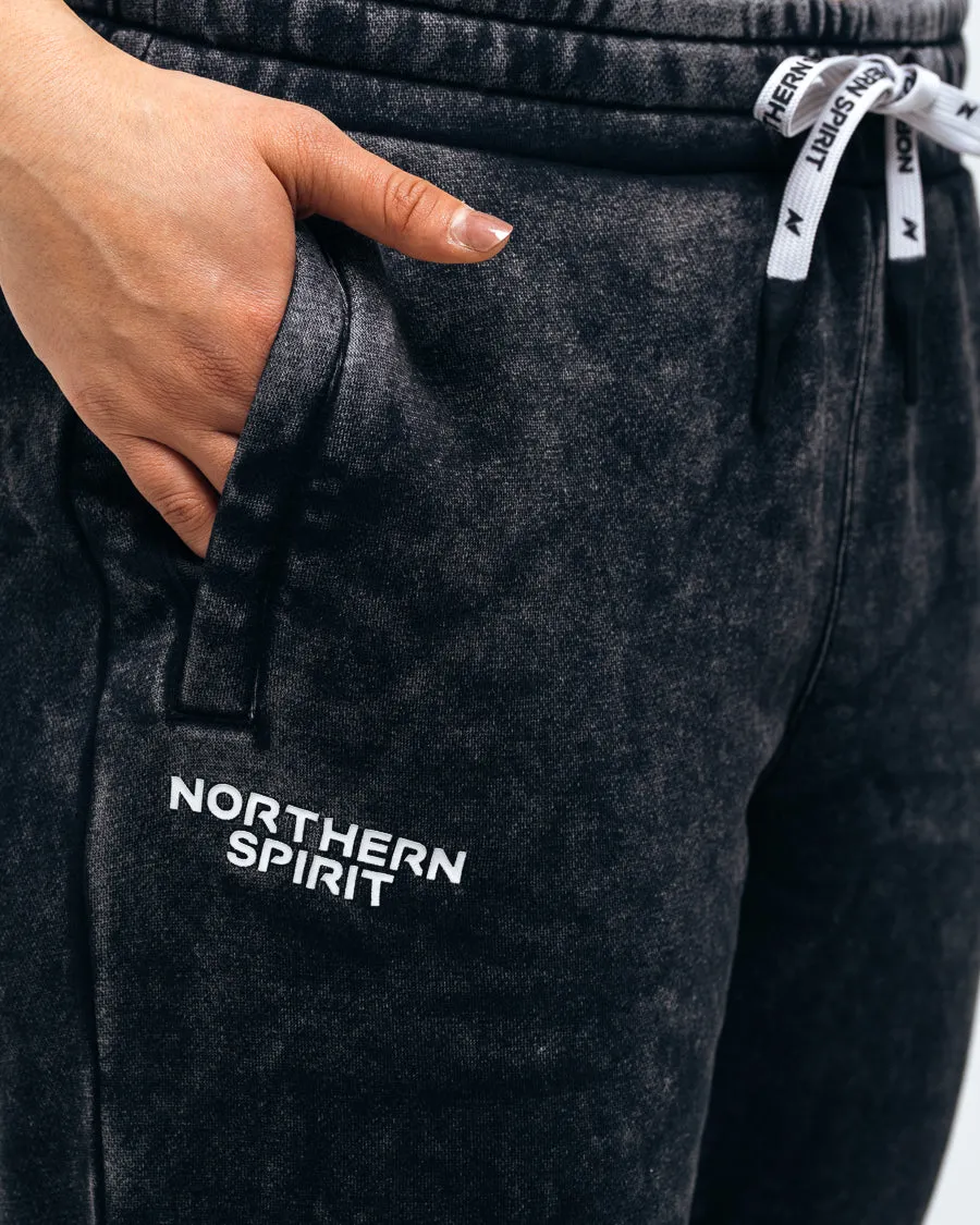 Women's Cozy Joggers - Washed Black