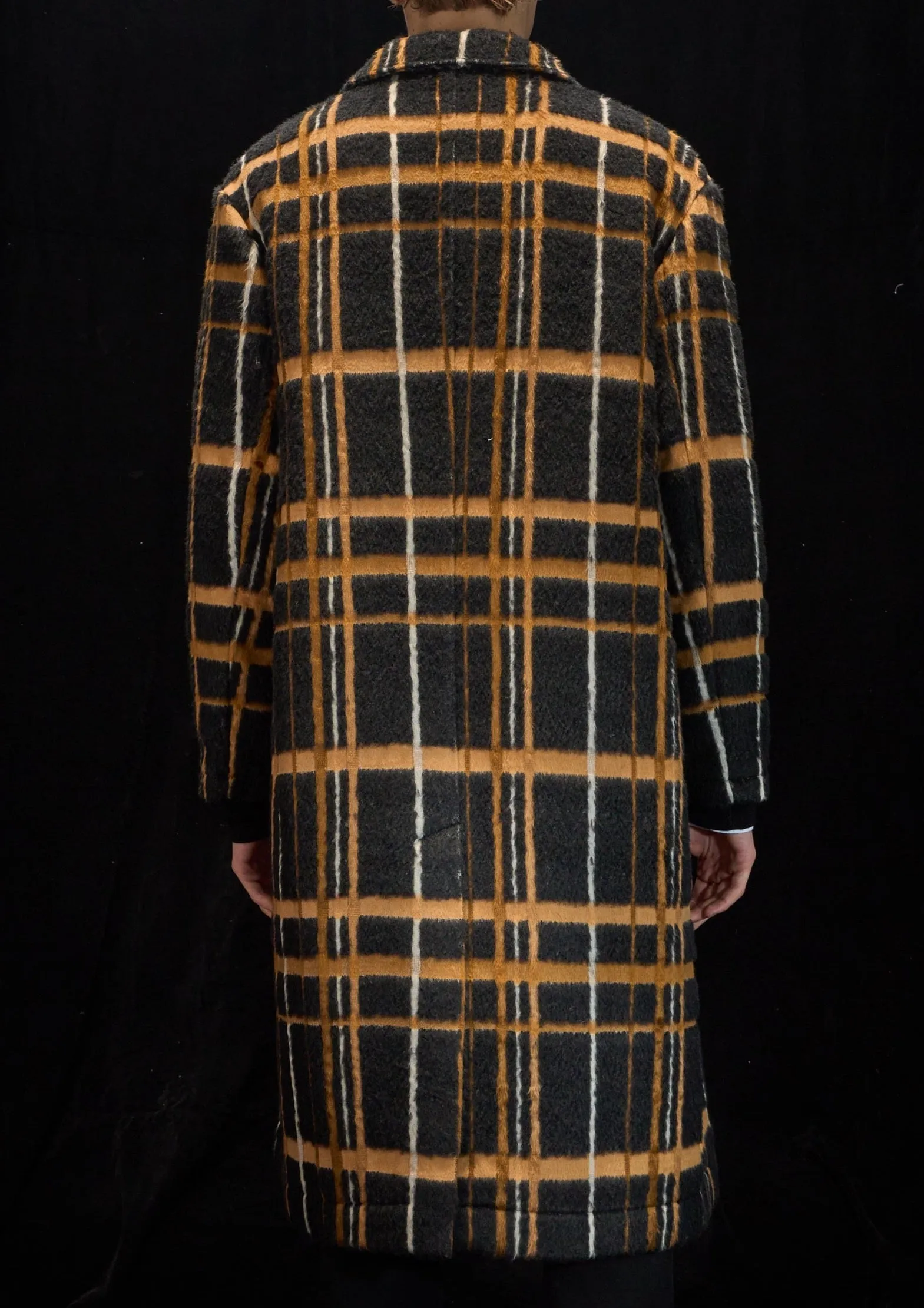 Wool Checked Coat