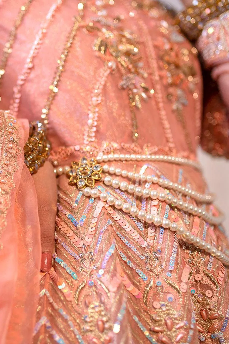 Zahra Ahmad - PEACH GULSHAN - Peach - Multi - 2 Piece